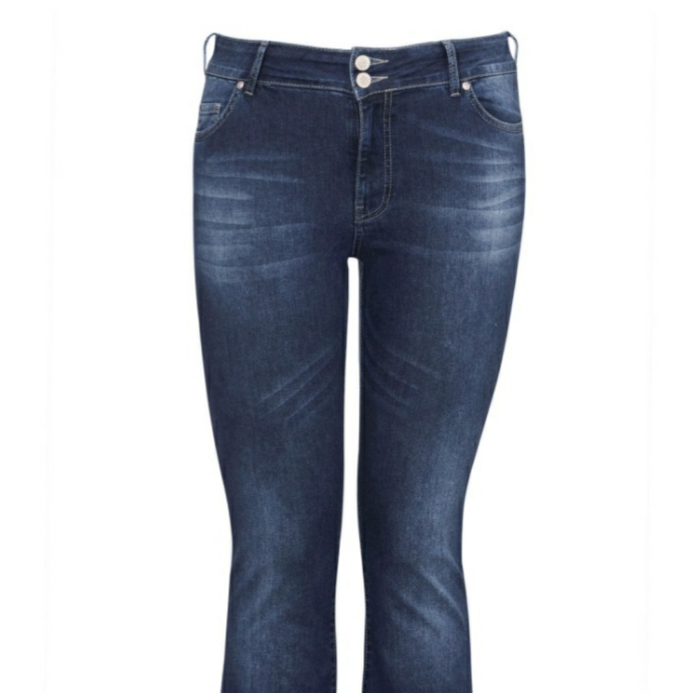 Ellos Plus Size Bootleg Jeans